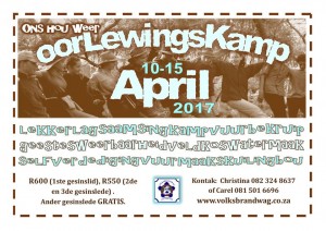 Wie kom kamp hierdie Herfs? 